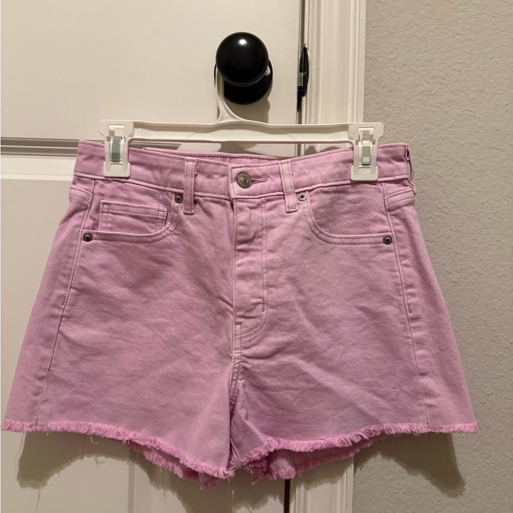 American Eagle Outfitters Light Pink Jean Shorts